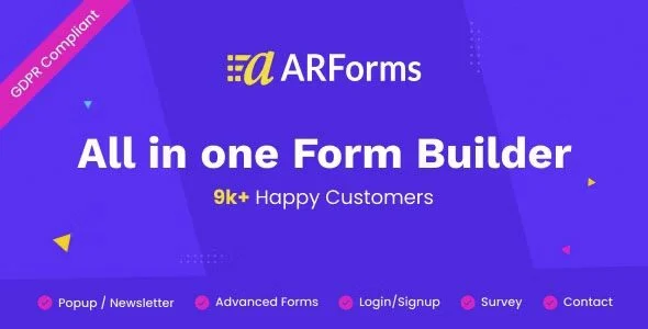 Download ARForms-form builder-contact form-free premium